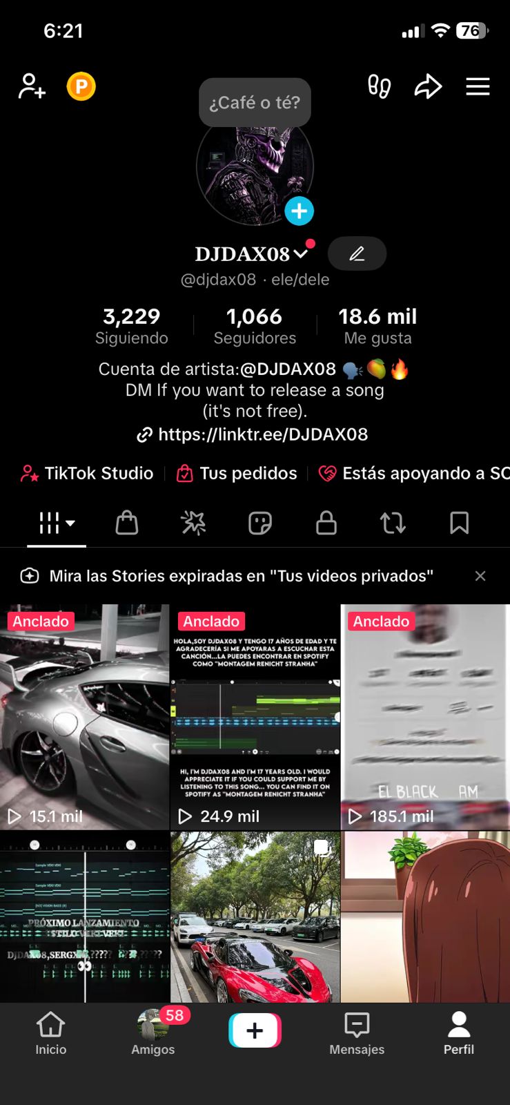 TikTok · Sello preview